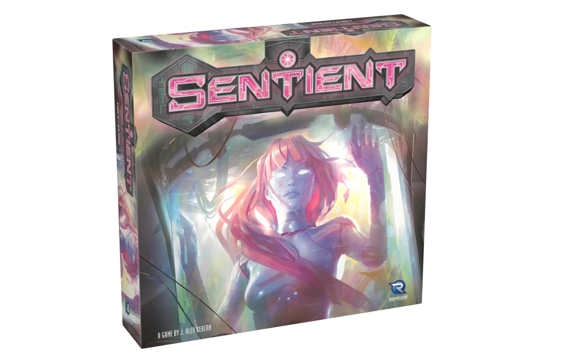 Renegade Game Studios Sentient Revised Edition Robot Strategy Board Game | Solo and Multiplayer Sci-Fi AI Programming Game for Ages 14+, Featuring Neural... 