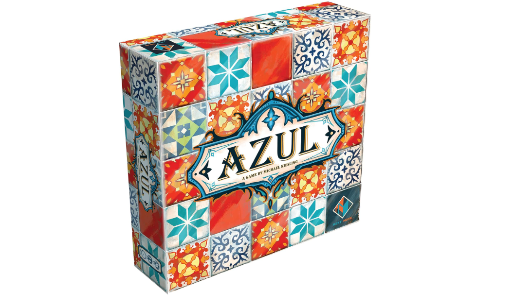 Azul Mosaic Tile-Placement Strategy Board Game, 2-4 Players, 30-45 Min | For mosaic fans, draft tiles to build a wall, Award-winning balance of beauty and... 