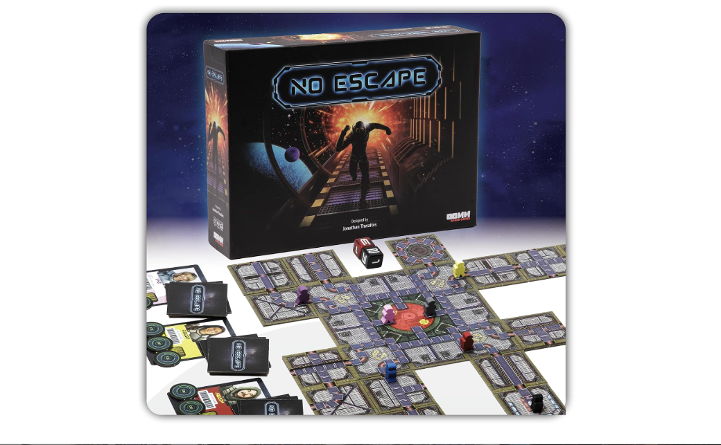 No Escape Board Game - Strategy Board Game for Adults, Family, Party - Unique Strategic Space Sabotage Traitor Maze Game with Tiles - Fun for Kids,... 