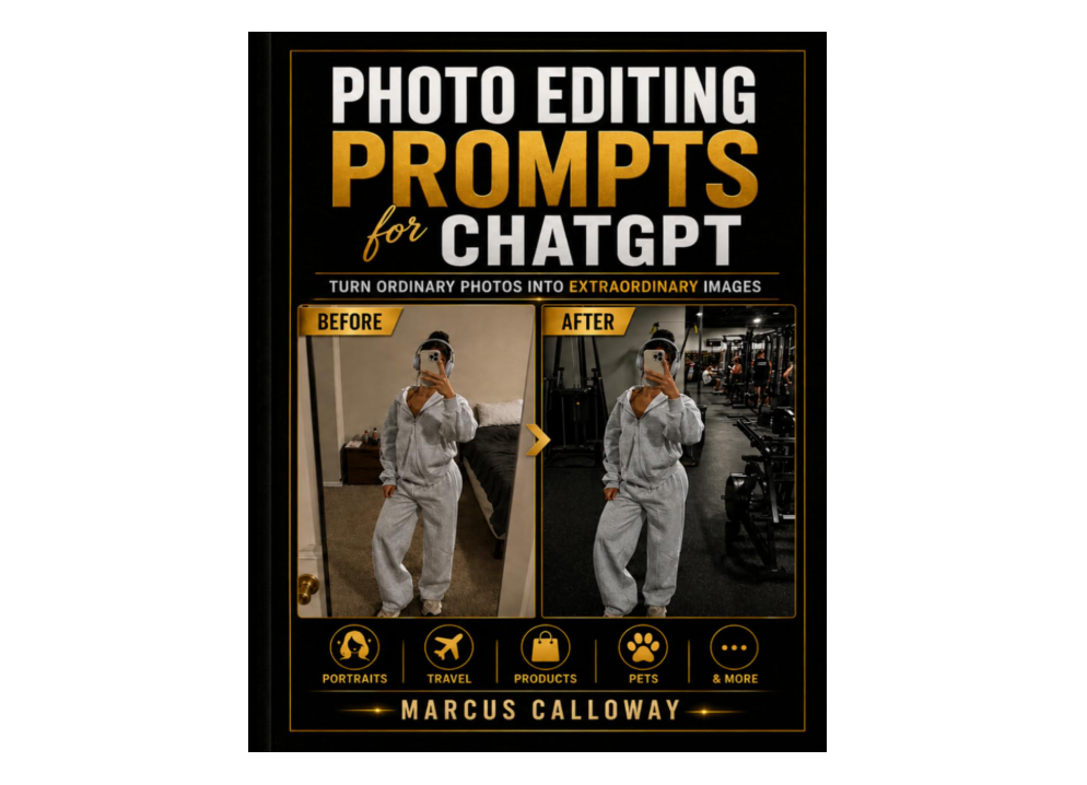 Photo Editing Prompts For ChatGPT: 125 Ready-to-Use AI Prompts for Lightroom, Photoshop & Mobile Editing — Save Time, Boost Creativity, and Master Photo...