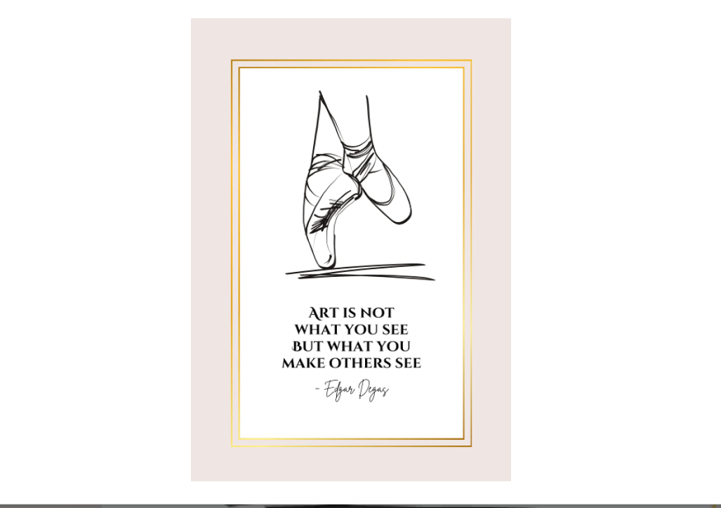 Art Is Not What You See But What You Make Others See: Edgar Degas Quote Notebook | Sketchbook for Beginning & Advanced Artists French Impressionist ......