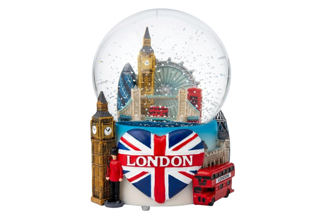 London Musical Snow Globe (Color) 5.5 Inches 