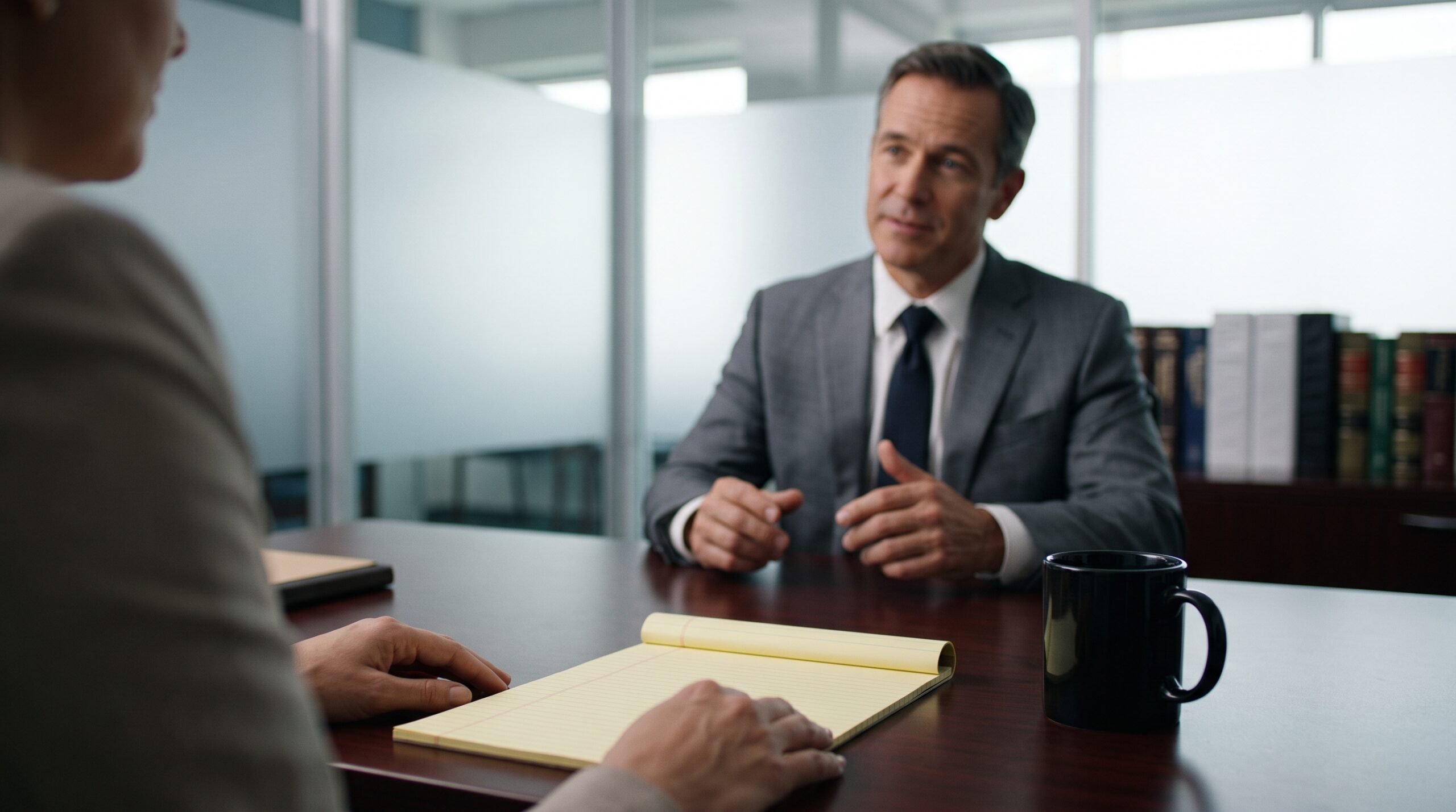 Legal consultation setting representing the importance of hiring a Pennsylvania defense attorney for juvenile legal scrutiny.