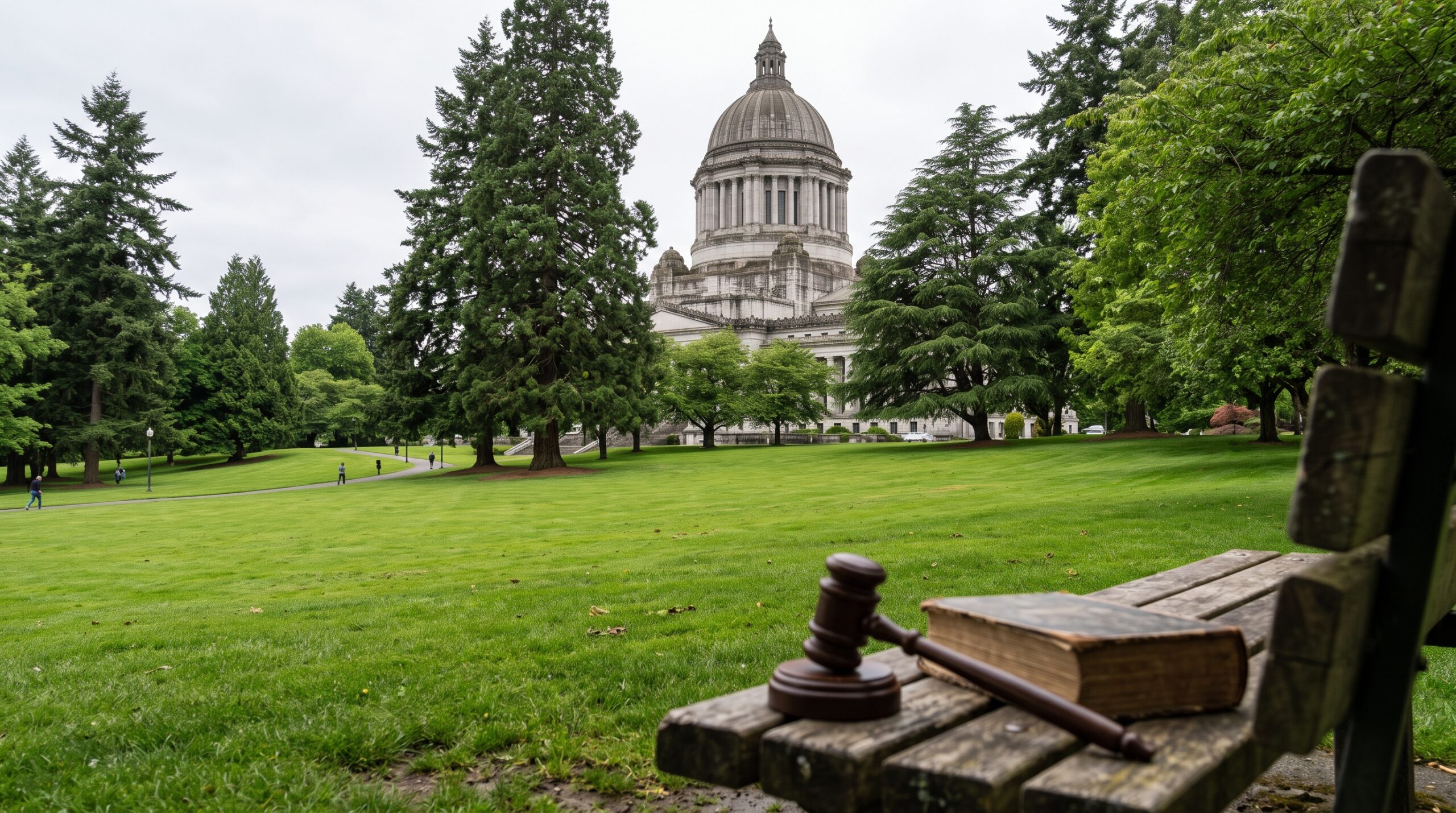 The Washington State Capitol building in Olympia, representing the state’s legislative authority and the Washington RCW statutes.