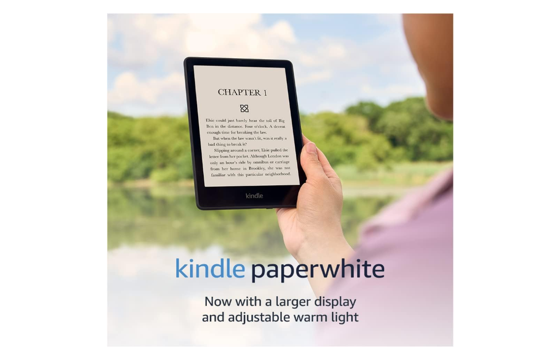 Amazon Kindle Paperwhite (16 GB) – Now with a larger display, adjustable warm light, increased battery life, and faster page turns – Black